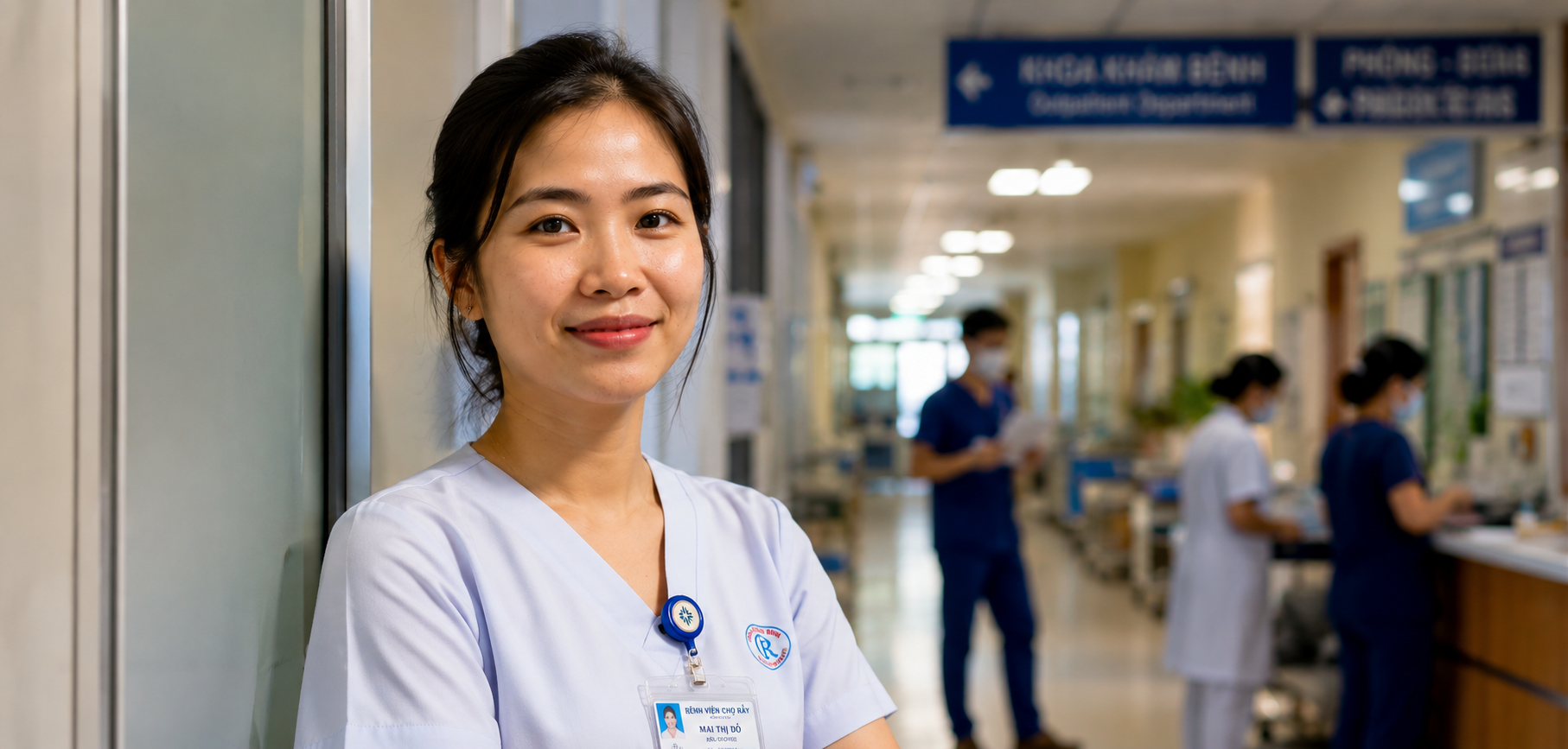 Điều dưỡng có kinh nghiệm — tự tin, chuyên nghiệp
